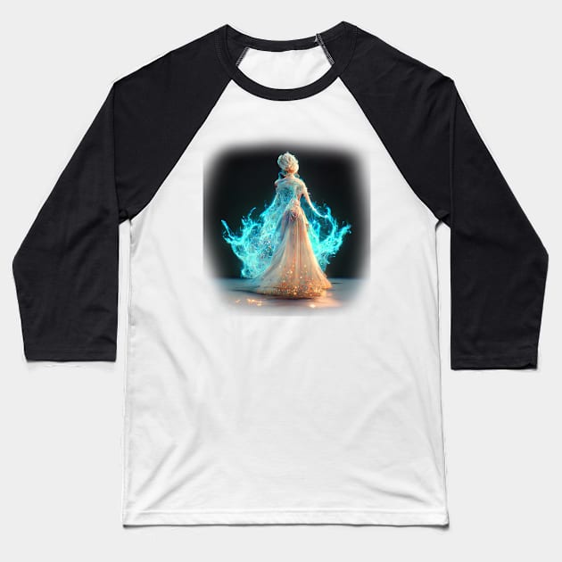 Ice Queen Baseball T-Shirt by kiwimick